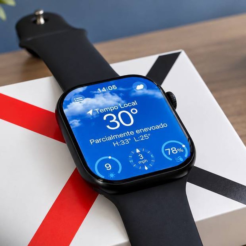 Smartwatch W10 Pro preto